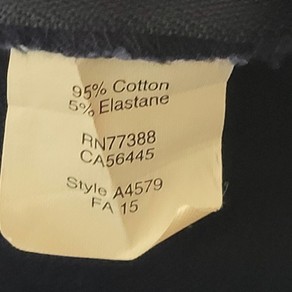 J Crew Blue Women's Straight Leg Trouser Dress Pants Size 4 - Picture 7 of 7